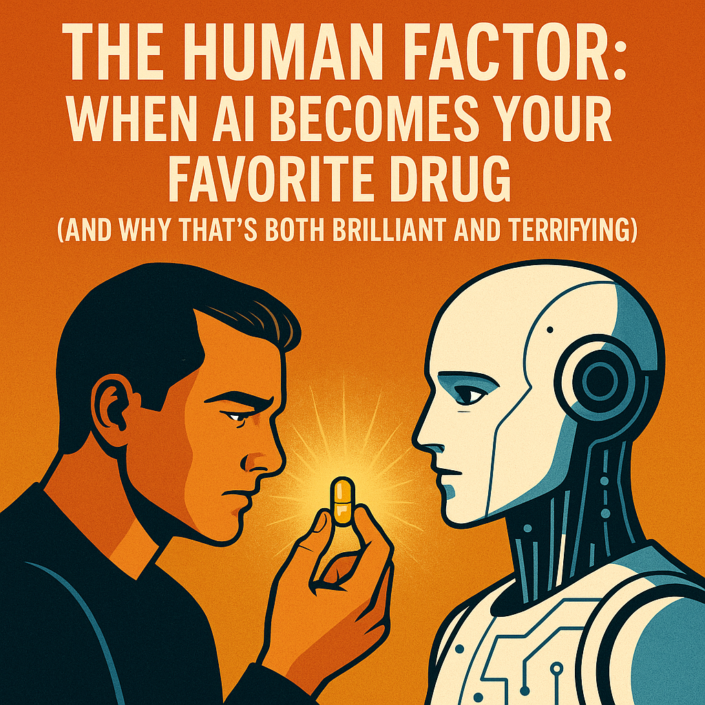 The Human Factor: When AI Becomes Your Favorite Drug (And Why That's Both Brilliant and Terrifying)